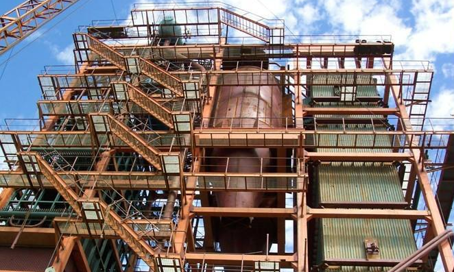 熱電廠鍋爐鋪設鋼格板檢修鋼平臺 熱電廠鍋爐鋪設鋼格板檢修鋼平臺